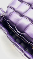 Like New. Bottega Veneta Padded Cassette Bag Purple|15062