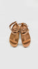 Unused. Hermes Enid Sandals Naturel. 38|10394