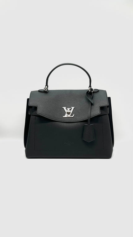 Brand New. LV LockMe Ever BB Calfskin Black SHW. MCHIP|10846