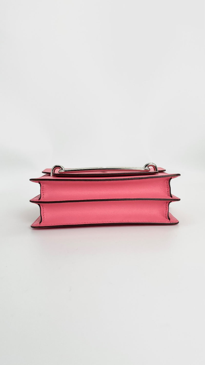 Brand New. Hermes Roulis 18 Rose Azalee. BHA455UP|3866