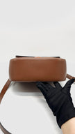 Unused. Valentino Borsa V Logo Two Way Cognac Brown GHW|16278