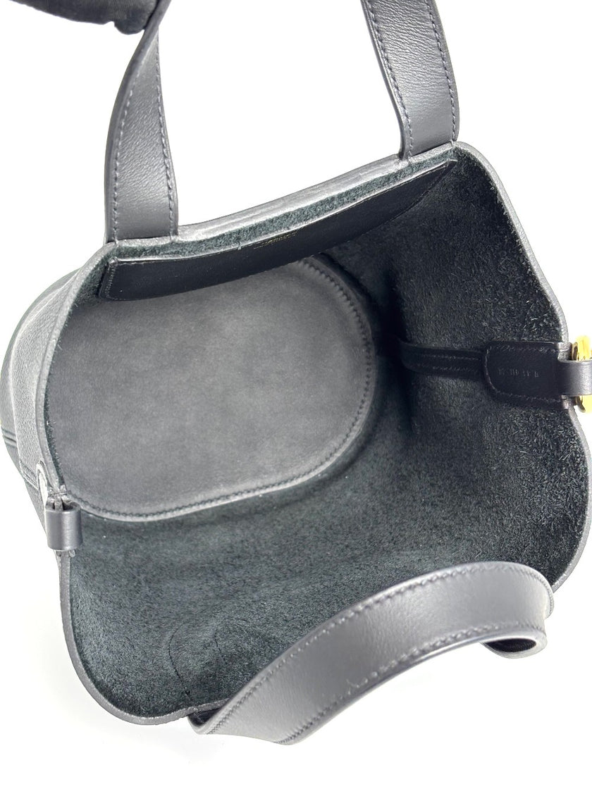 Brand New. Hermes In The Loop 18 Black GHW. UBS011ZB|3755