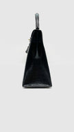 Preowned. Hermes Kelly 32 Noir Lizard GHW. U Circle R|11221