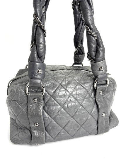 Preowned. Chanel Matelasse Vintage Gray. 10457941|4137
