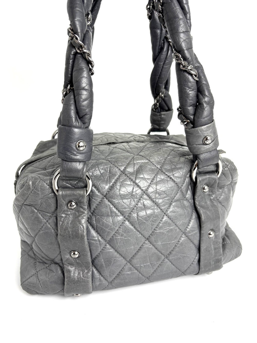 Preowned. Chanel Matelasse Vintage Gray. 10457941|4137