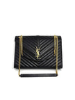 Preowned. YSL Envelope Large Black|11927