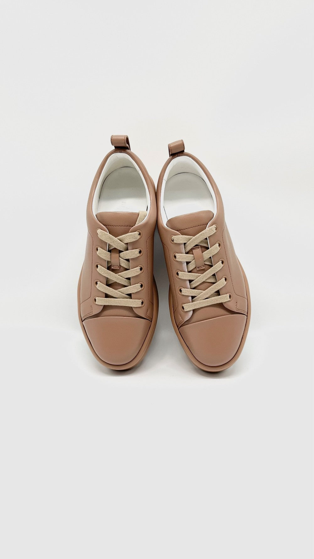 Brand New. Hermes Happy Rose Perle Sneakers. 36.5|10589