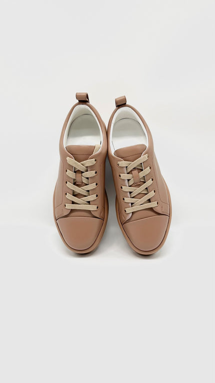 Brand New. Hermes Happy Rose Perle Sneakers. 36.5|10589