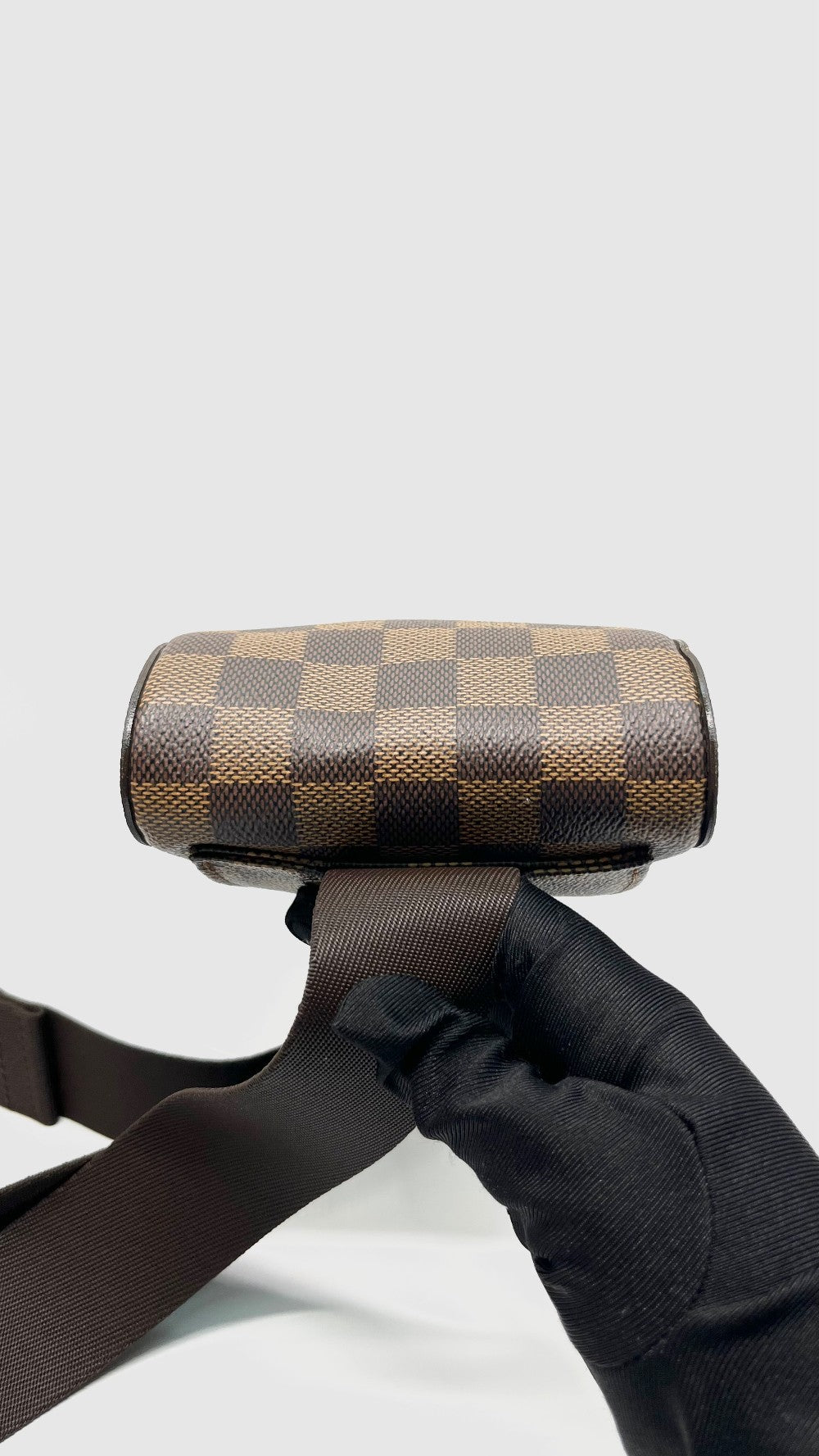 Preowned. LV Geronimos Beltbag Damier Ebene GHW. CA1025|8546