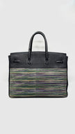 Preowned. Hermes Birkin 35 Vibrato Blue Indigo Togo PHW. G24C|13931