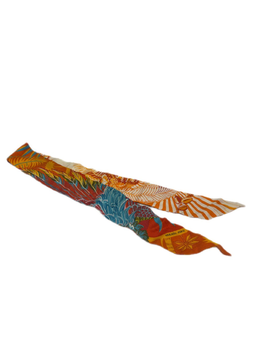 Preowned. Hermes Twilly Mythiques Phoenix Orange|17512