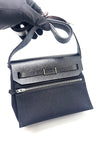 Brand New. Hermes Mini Herbag Black PHW. GUB006ZC|17912