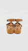 Unused. Hermes Enid Sandals Naturel. 38|10396