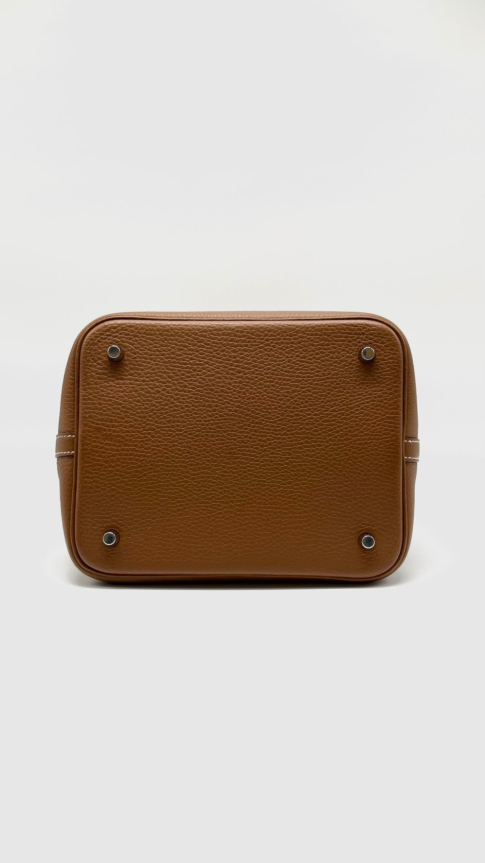 Preowned. Hermes Picotin 22 Gold Togo PHW. BMI006IA|8307