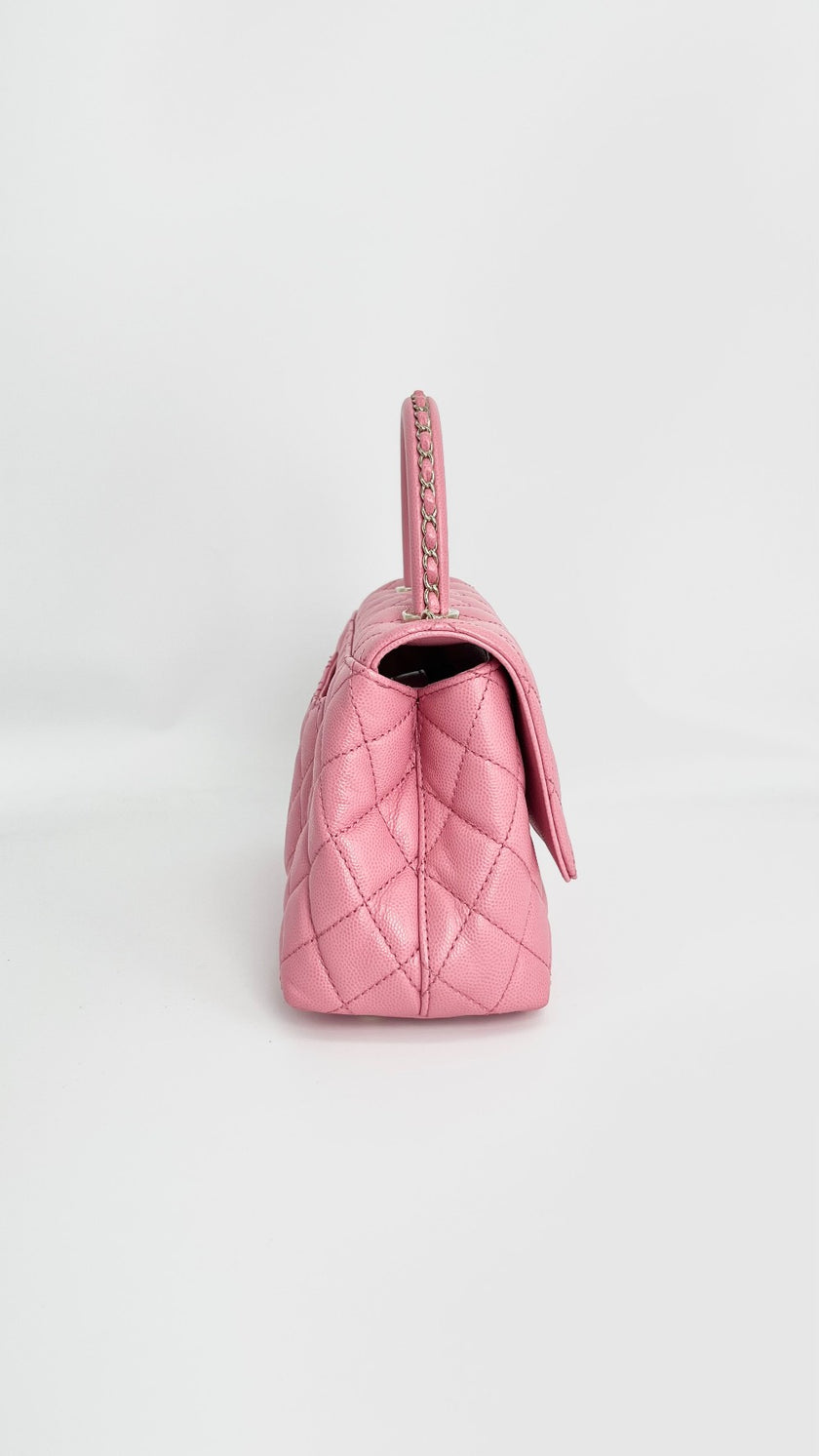 Brand New. Chanel Coco Handle Pink Small. TC3NL80H|3985