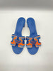 Brand New. Hermes Oasis Canvas Blue. 36|9166
