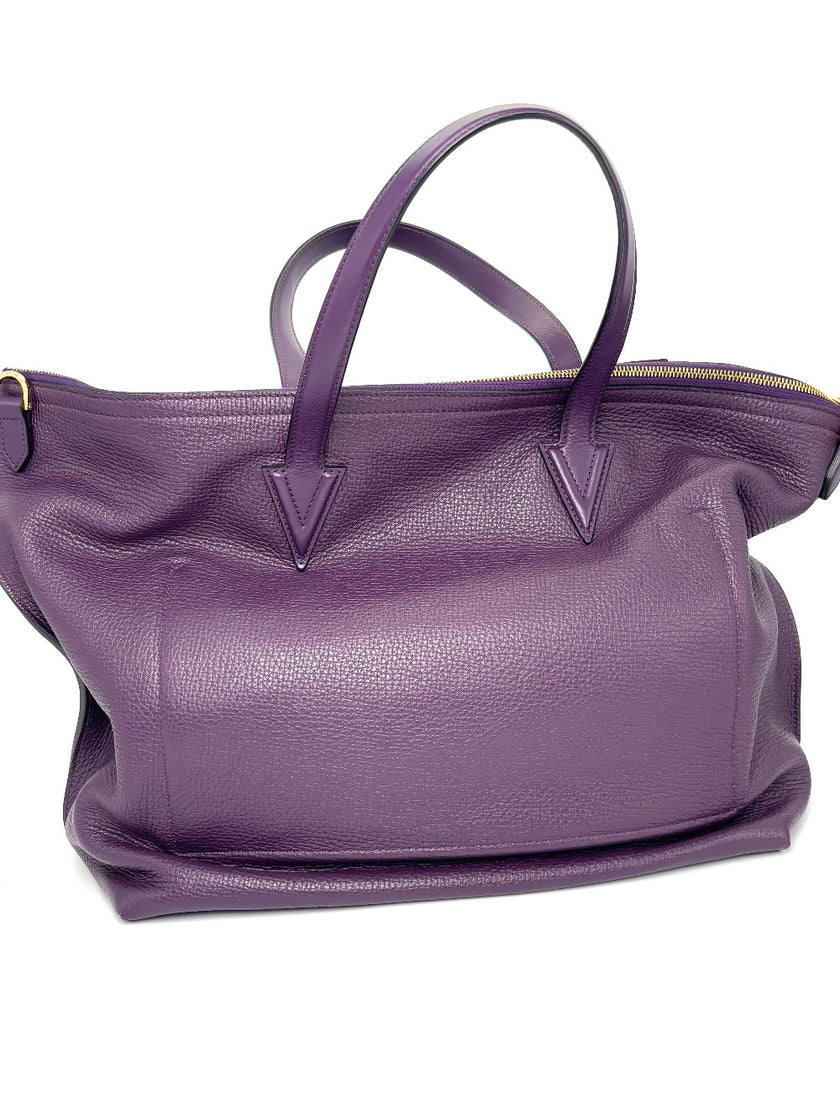 Preowned. Versace 2-way Tote Violet|6401