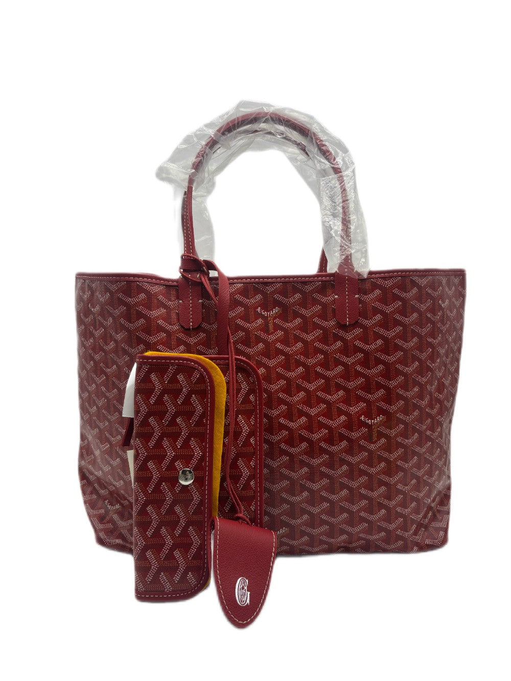 Brand New. Goyard St. Louis PM Red. SOA020232|17158