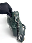 Preowned. Chanel Gabrielle Medium Green GHW/Ruth HW. 26546275|13216