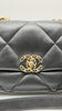Brand New. Chanel C19 Flap Small Black Lambskin SHW/GHW. J7P5JPKG|10334