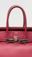 Preowned. Hermes Birkin 35 Rubis Togo PHW. N122|7767