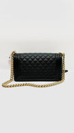Brand New. Chanel Leboy Old Medium Black Caviar GHW. GN3XPEXG|9841