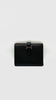 Preowned. Hermes Bearn Compact Wallet Black PHW. DNN002NY|9924