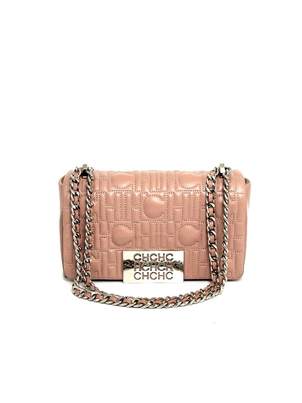 [SALE] Preowned. Carolina Herrera Bimba Flap Pink|11360