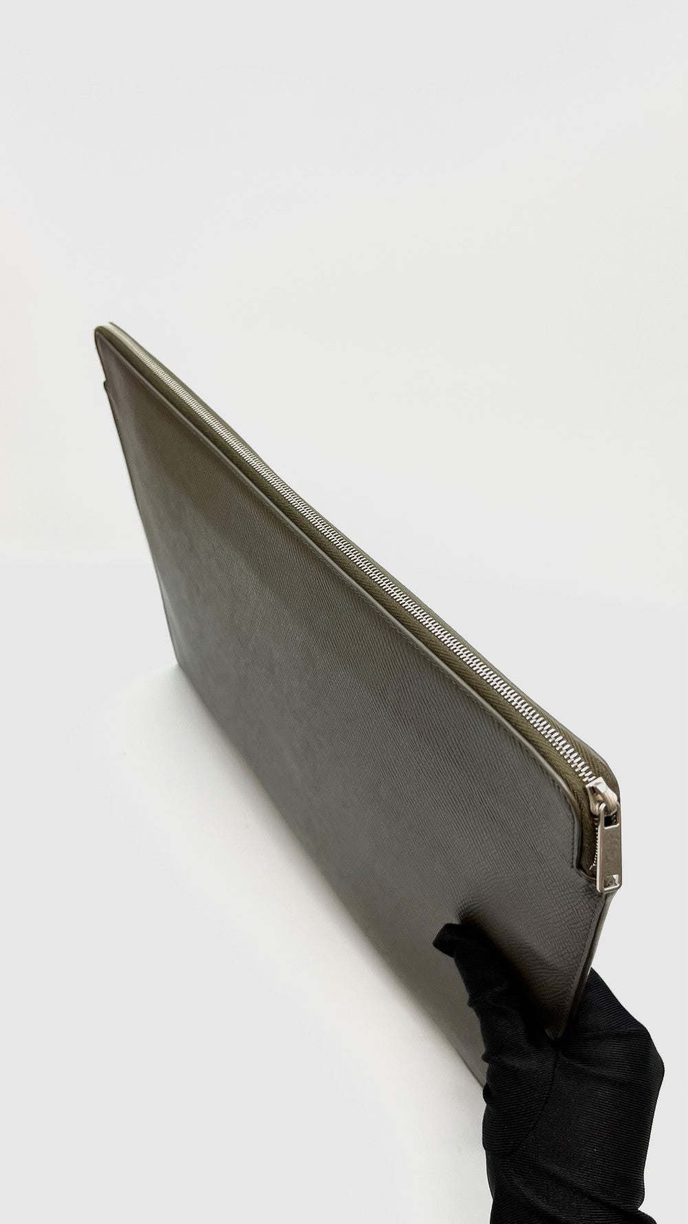 Preowned. Celine Document Pouch Gray|16894