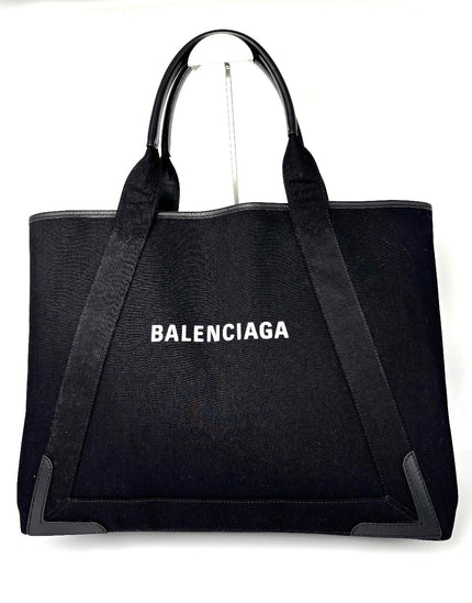 Preowned. Balenciaga Cabas Tote Black. 339936-1090-W-002129|9508