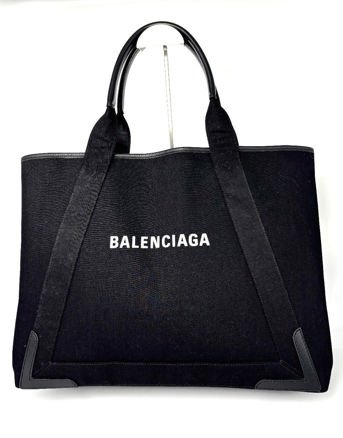 Preowned. Balenciaga Cabas Tote Black. 339936-1090-W-002129|9508