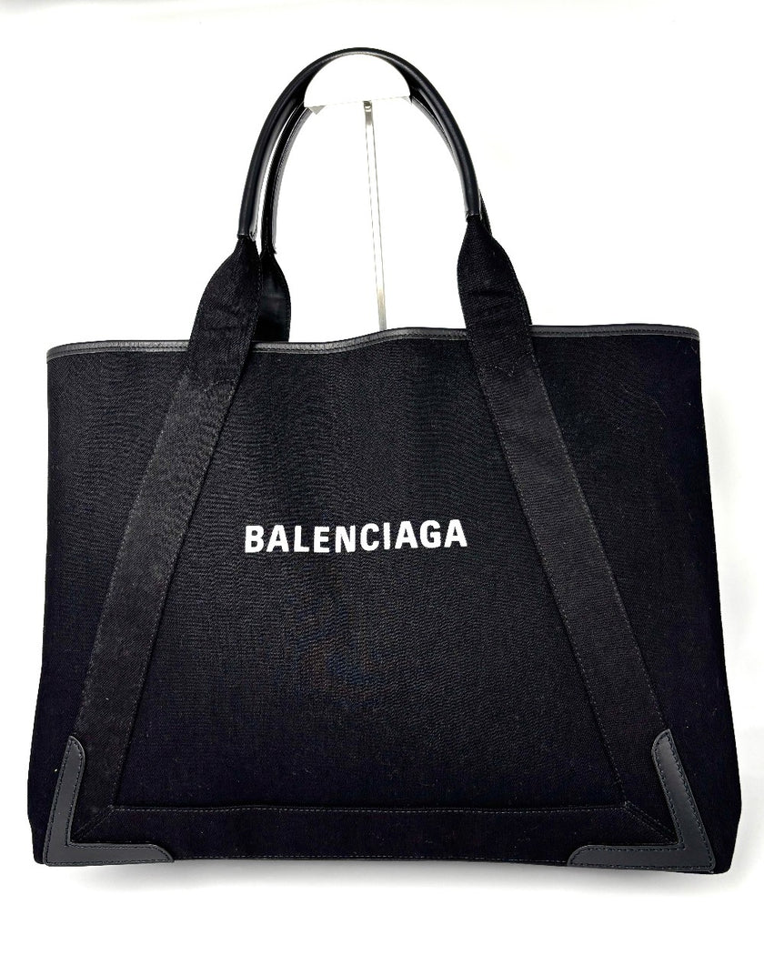 Preowned. Balenciaga Cabas Tote Black. 339936-1090-W-002129|9508