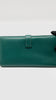 Preowned. Hermes Bearn Long Wallet Malachite GHW. ABY002NZ|9933