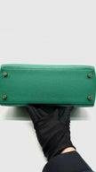 Like New. Hermes Kelly 28 Vert Vertigo Togo GHW. CGN312MU|14158