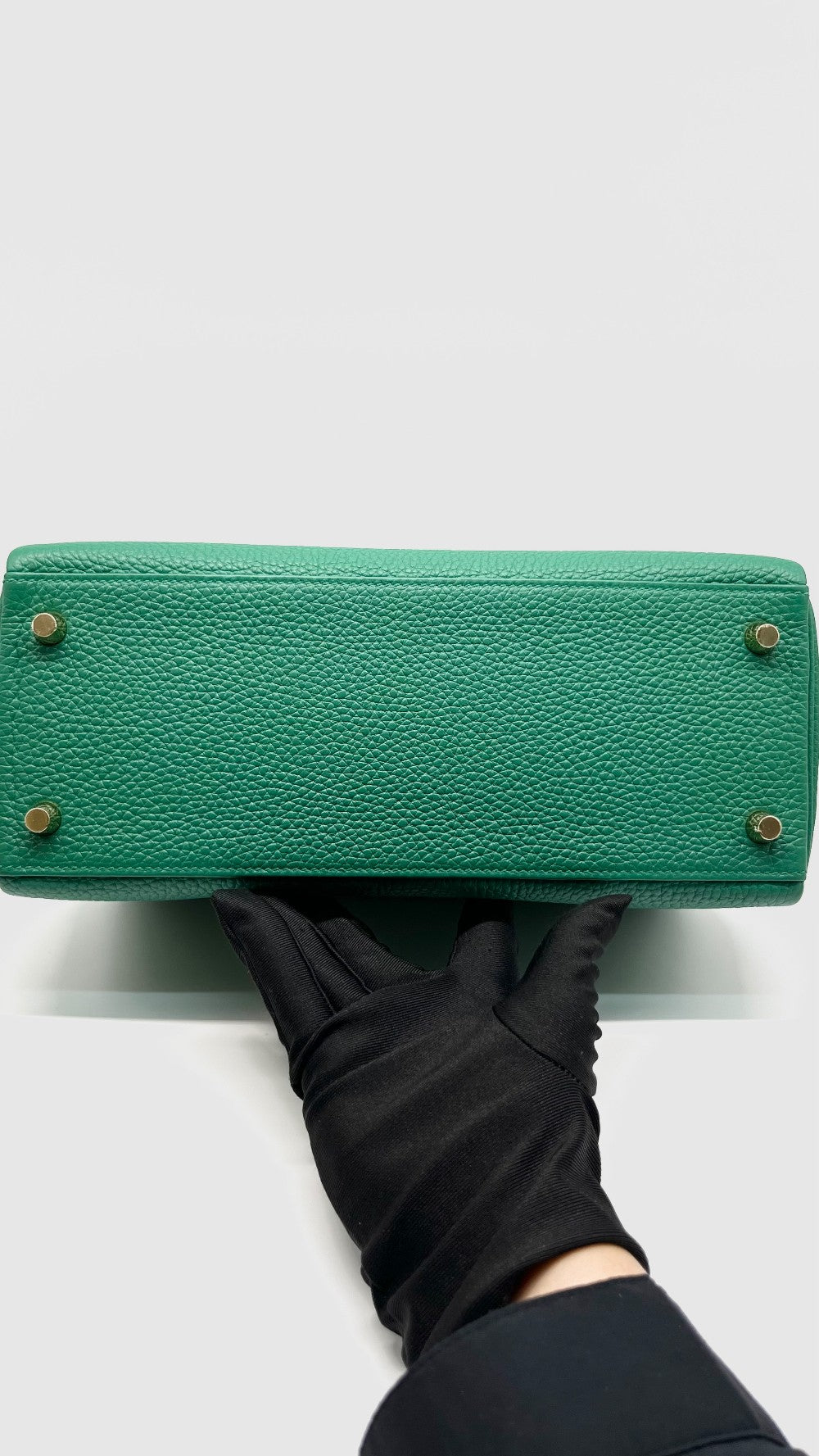 Like New. Hermes Kelly 28 Vert Vertigo Togo GHW. CGN312MU|14158