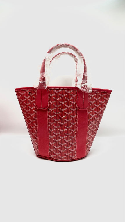 Brand New. Goyard Goyardine Belharra Fuchsia PHW. MAE 020225|8517