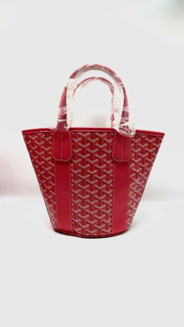 Brand New. Goyard Goyardine Belharra Fuchsia PHW. MAE 020225|8517