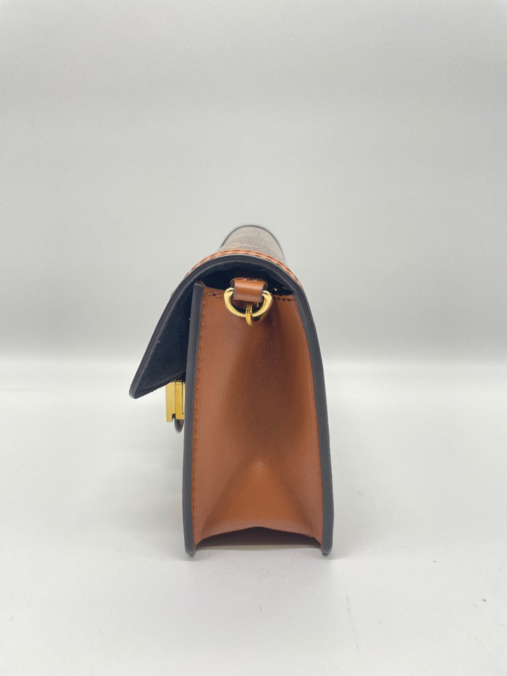 Preowned. LV Dauphine Chain Wallet Monogram And Monogram Reverse|13433