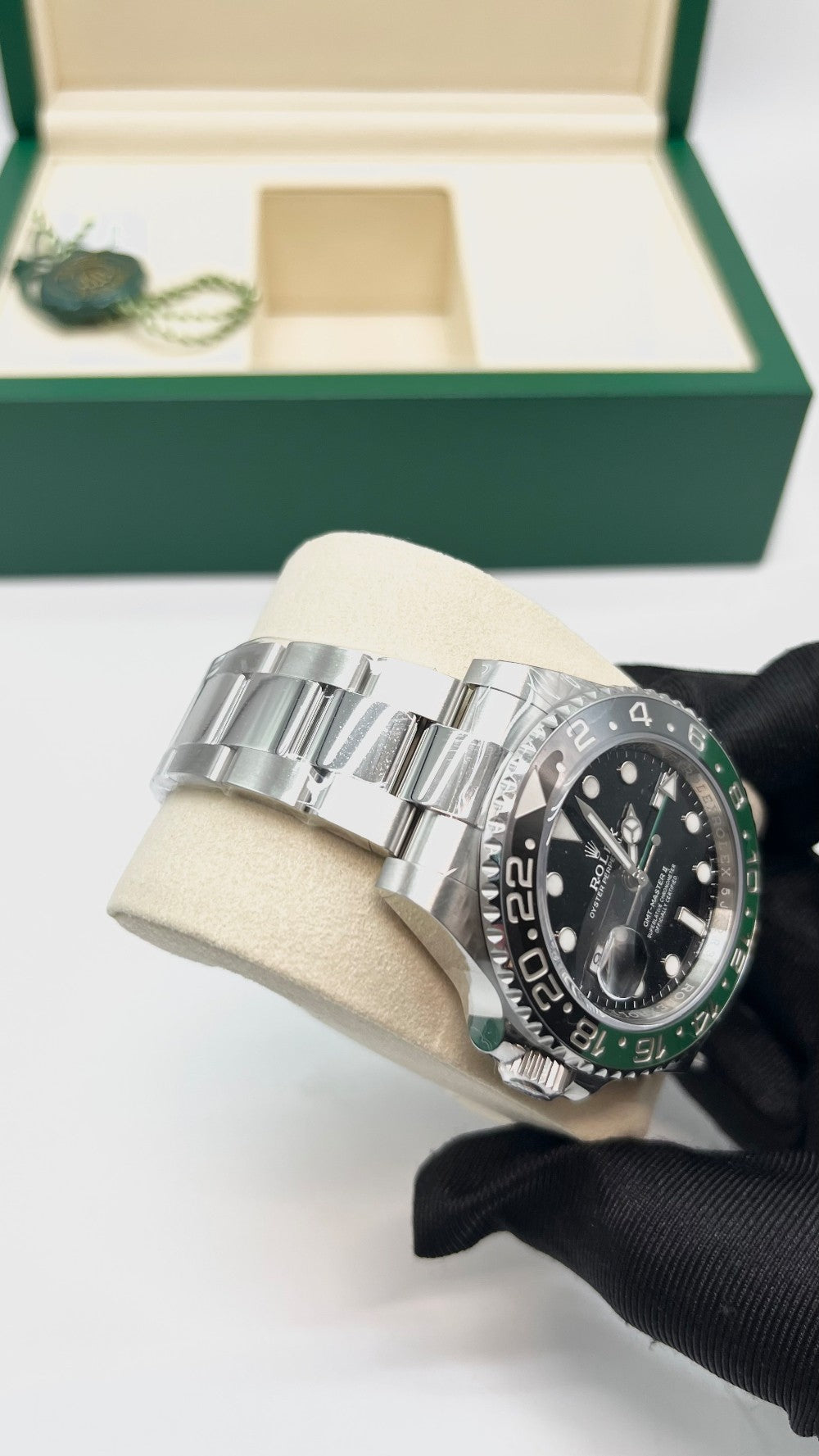Brand New. Rolex GMT II Sprite All Steel Oyster Bracelet 40MM 2026|16251