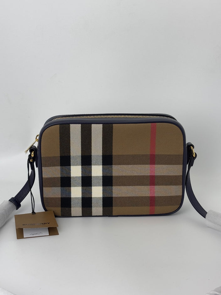 Brand New. Burberry Camera Bag Blue|6317