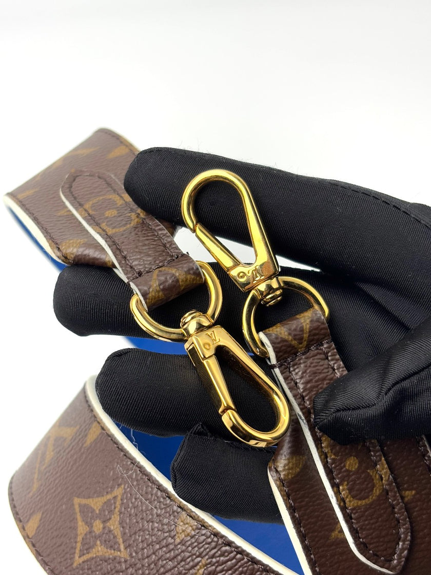 Preowned. LV Strap Mono/Blue|6711