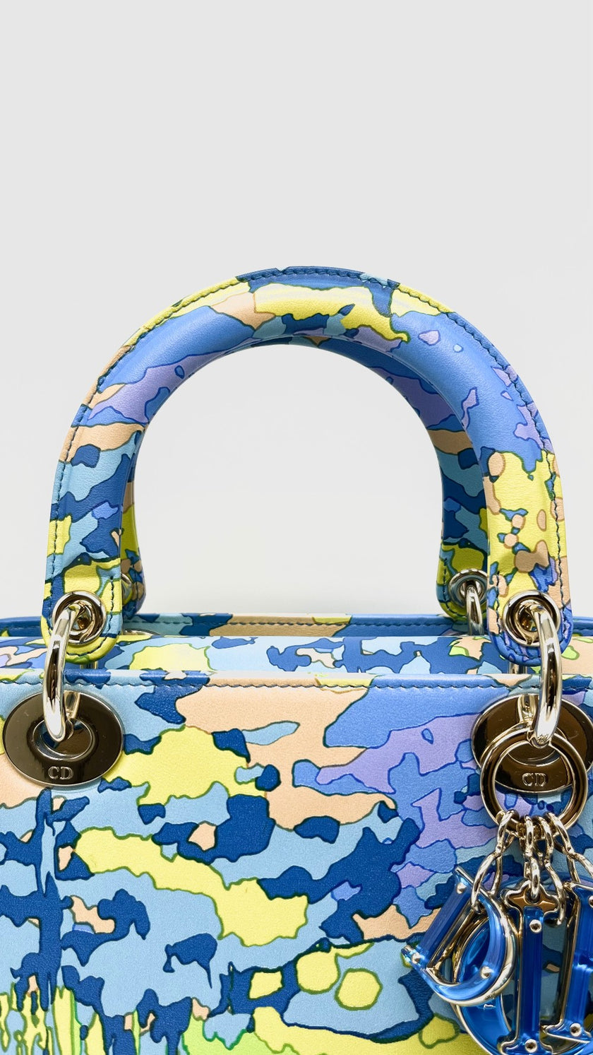Like New. Lady Dior D-Lite Limited Edition Woods All Over. 01RU0212|13850