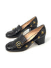 Unused. Gucci Bee Star Mid Mule Black. 40.5|8607