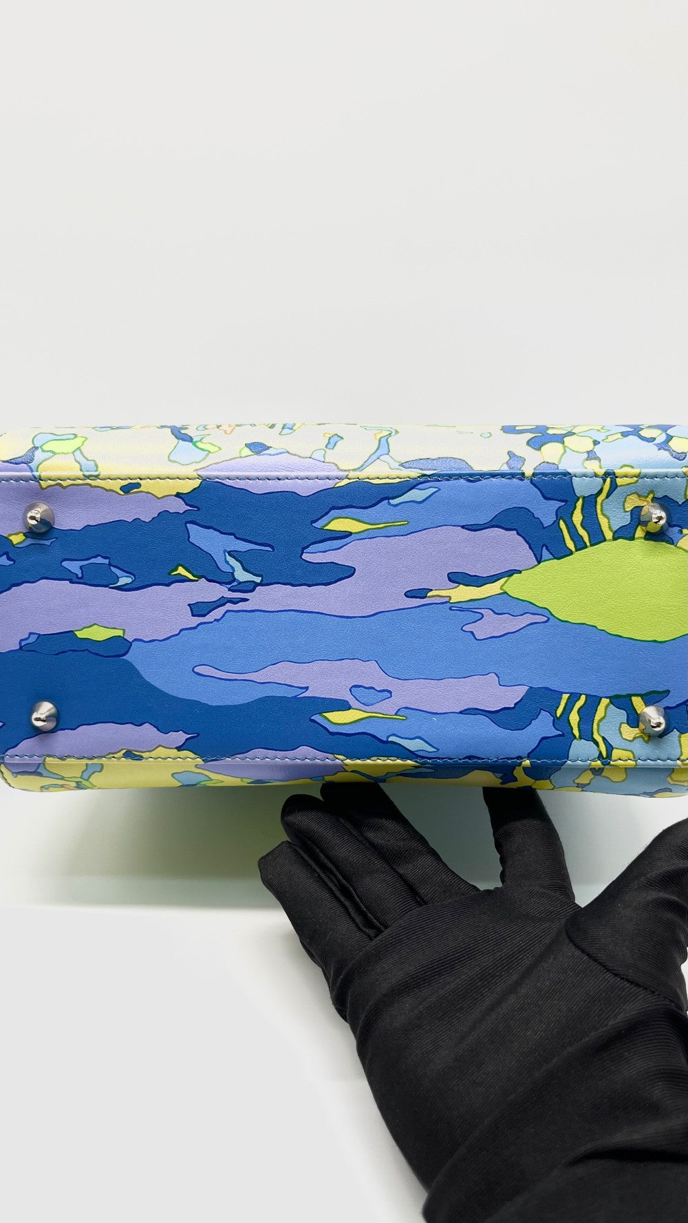 Like New. Lady Dior D-Lite Limited Edition Woods All Over. 01RU0212|13855