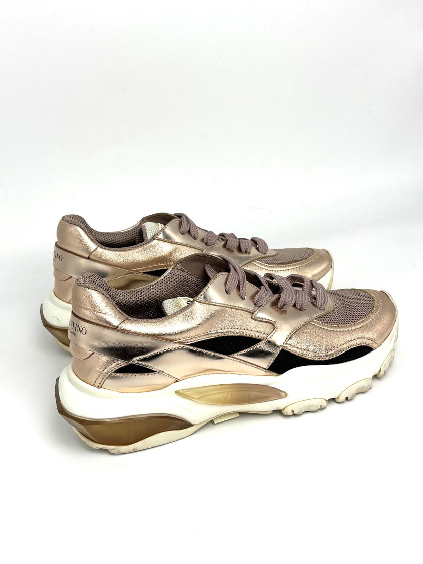 Preowned. Valentino Sneakers Rosegold. 36.5|9029