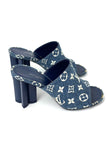 Brand New. LV Sandals Denim. 37|7502