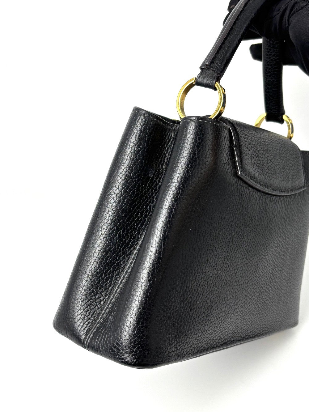 Preowned. LV Capucines BB Black GHW. SP1117|9554