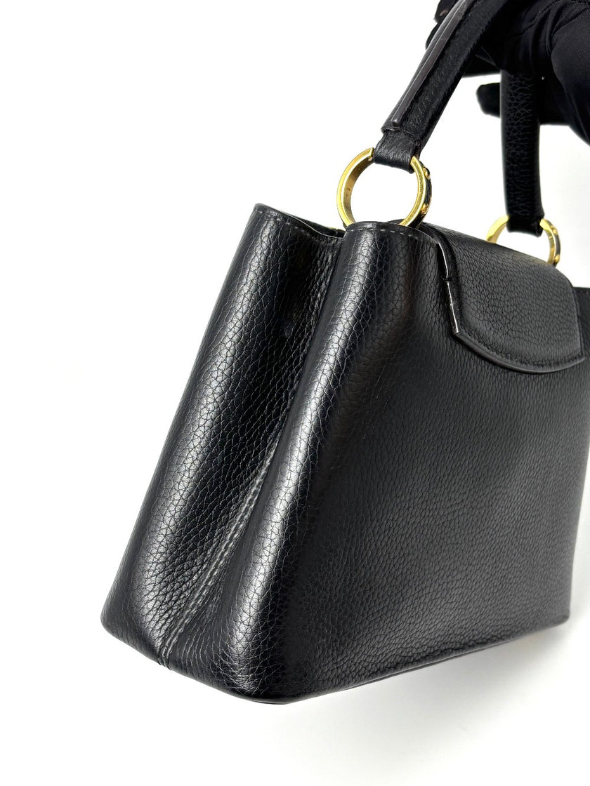 Preowned. LV Capucines BB Black GHW. SP1117|9554