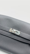 Brand New. Hermes Kelly Messenger Gris Mysty PHW. KMS918IM|14242