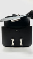 Unused. Hermes Constance 24 Black Epsom PHW. CHT917BT|9684